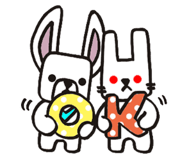 Usainu and Iiusagi. sticker #11255680
