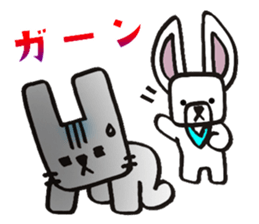 Usainu and Iiusagi. sticker #11255697