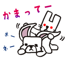 Usainu and Iiusagi. sticker #11255716