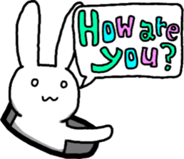 usable rabbit sticker #11255760