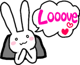 usable rabbit sticker #11255761