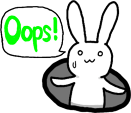 usable rabbit sticker #11255763