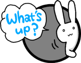 usable rabbit sticker #11255768