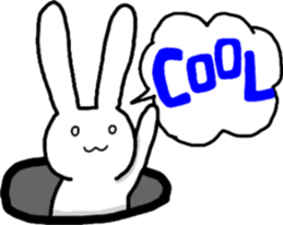 usable rabbit sticker #11255769