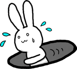 usable rabbit sticker #11255770