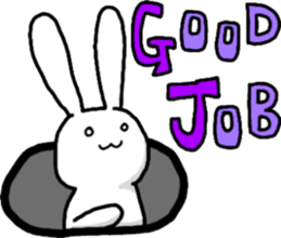 usable rabbit sticker #11255773