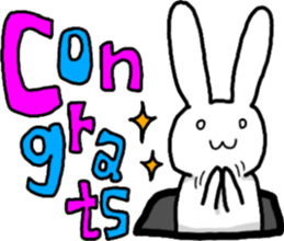 usable rabbit sticker #11255775