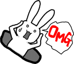 usable rabbit sticker #11255776