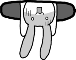 usable rabbit sticker #11255780