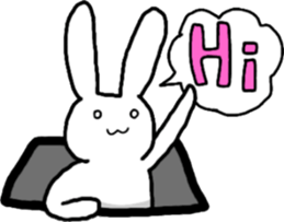 usable rabbit sticker #11255781