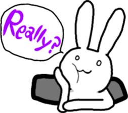 usable rabbit sticker #11255785