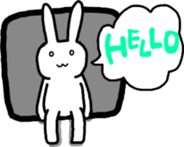 usable rabbit sticker #11255790