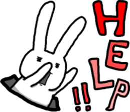 usable rabbit sticker #11255791