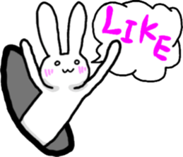 usable rabbit sticker #11255793