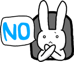 usable rabbit sticker #11255794