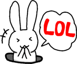 usable rabbit sticker #11255795