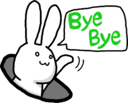 usable rabbit sticker #11255799