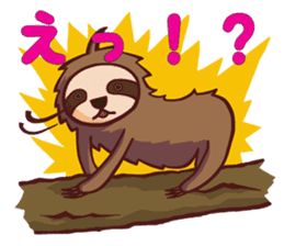 Lazing sloth sticker #11255968