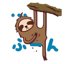 Lazing sloth sticker #11255970