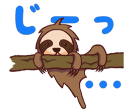 Lazing sloth sticker #11255990