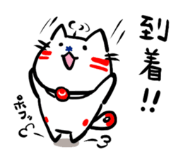 Helicopter Cat Nucchie sticker #11256226