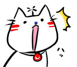 Helicopter Cat Nucchie sticker #11256242