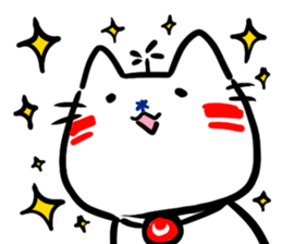 Helicopter Cat Nucchie sticker #11256261