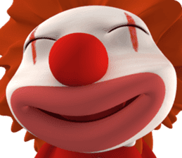 Close-up Clown2 sticker #11257731