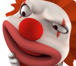 Close-up Clown2 sticker #11257743