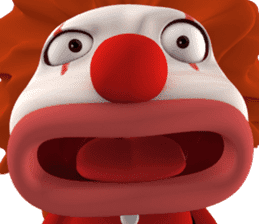 Close-up Clown2 sticker #11257750
