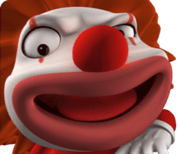 Close-up Clown2 sticker #11257759