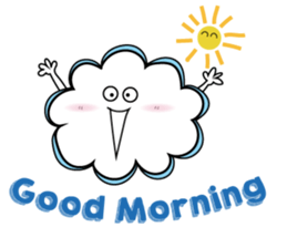 The Happy Cloud sticker #11257769