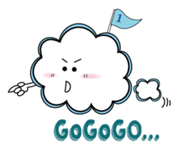 The Happy Cloud sticker #11257780