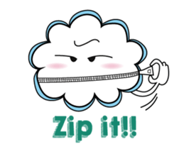 The Happy Cloud sticker #11257782