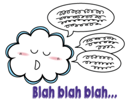 The Happy Cloud sticker #11257783