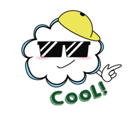 The Happy Cloud sticker #11257785