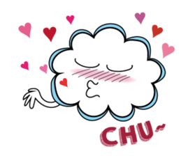 The Happy Cloud sticker #11257786