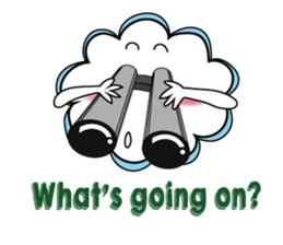 The Happy Cloud sticker #11257788