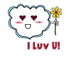 The Happy Cloud sticker #11257789