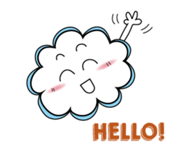 The Happy Cloud sticker #11257791