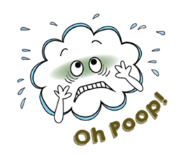 The Happy Cloud sticker #11257792