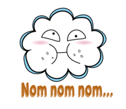 The Happy Cloud sticker #11257798