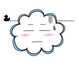 The Happy Cloud sticker #11257799