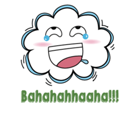 The Happy Cloud sticker #11257801