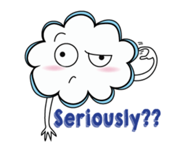 The Happy Cloud sticker #11257805