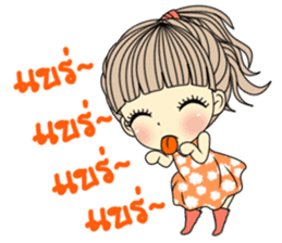 Honey cute girl sticker #11258303