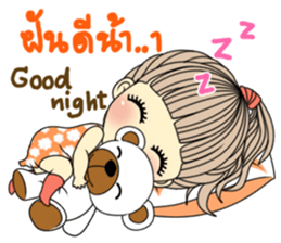 Honey cute girl sticker #11258305