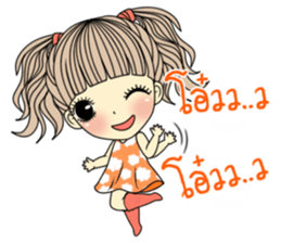 Honey cute girl sticker #11258314