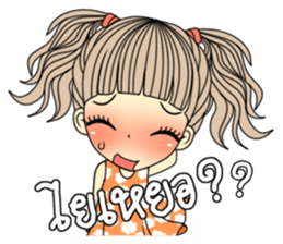 Honey cute girl sticker #11258315