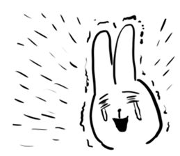 working suit rabbits2 sticker #11258902